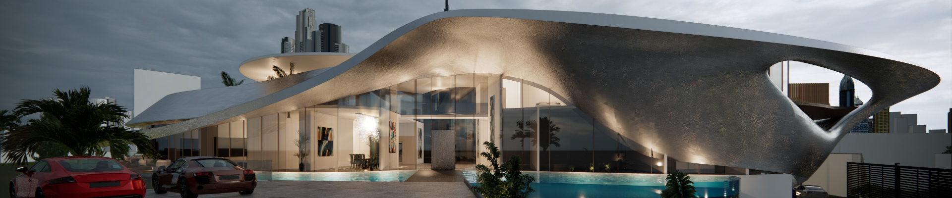 A render of the Royal Glenora Club